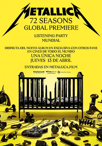 Pelicula Metallica 72 Seasons Global Premiere VOSE, musical, director 