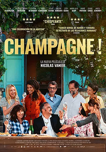 Pelicula Champagne! VOSE, comedia, director Nicolas Vanier