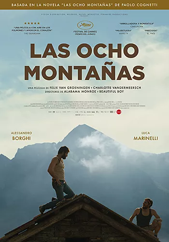 Pelicula Las ocho montañas, drama, director Felix Van Groeningen i Charlotte Vandermeersch