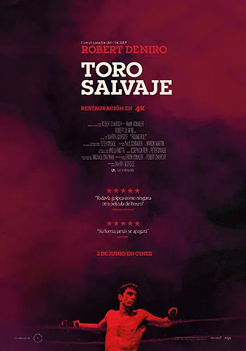 Pelicula Toro salvaje Restauracin en 4K, drama, director Martin Scorsese