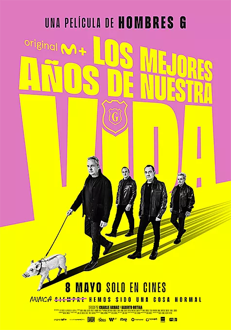 Carátula de la película Los mejores años de nuestra vida Pelicula Los mejores años de nuestra vida, documental, director Charlie Arnaiz y Alberto Ortega