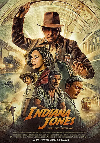 Pelicula Indiana Jones y el dial del destino 4DX, aventures, director James Mangold