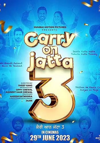 Pelicula Carry on Jatta 3 VOSI, comedia romance, director Smeep Kang