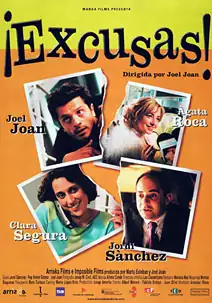 Pelicula ¡Excusas!, comedia, director Joel Joan