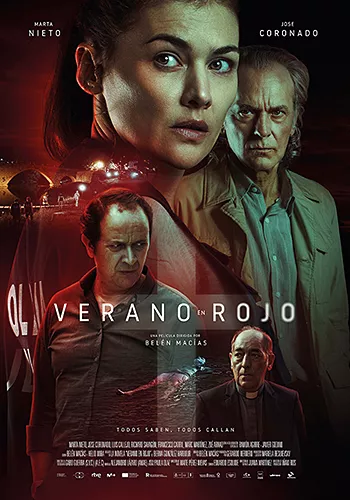 Carátula de la película Verano en rojo Pelicula Verano en rojo, thriller, director Belén Macías