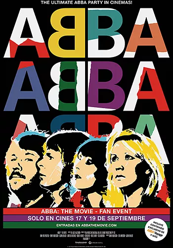 Pelicula ABBA: The Movie. Fan Event VOSE, documental musical, director Lasse Hallstrm