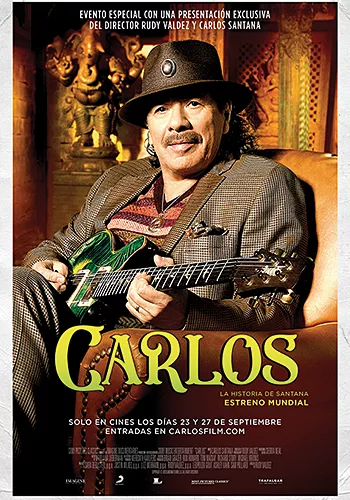 Pelicula Carlos. La historia de Santana, documental musical, director Rudy Valdez