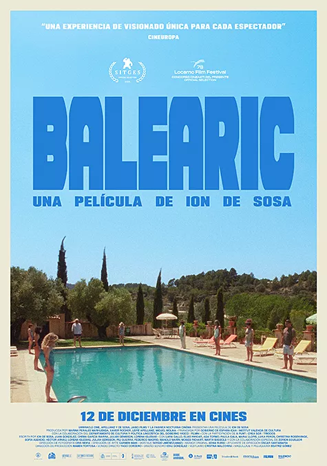 Caràtula de la pel.lícula Balearic Pelicula Balearic, drama fantastica, director Ion de Sosa