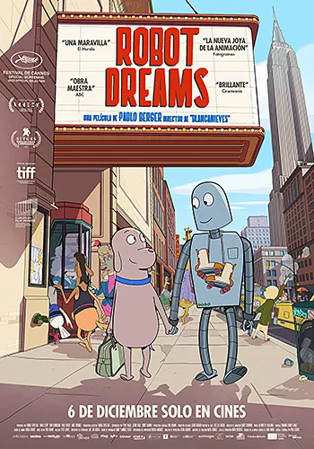 Pelicula Robot Dreams, animacio, director Pablo Berger