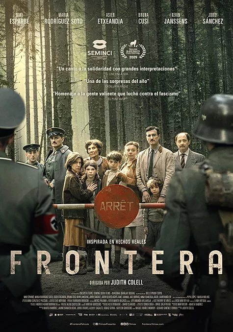 Caràtula de la pel.lícula Frontera Pelicula Frontera, drama historica, director Judith Colell