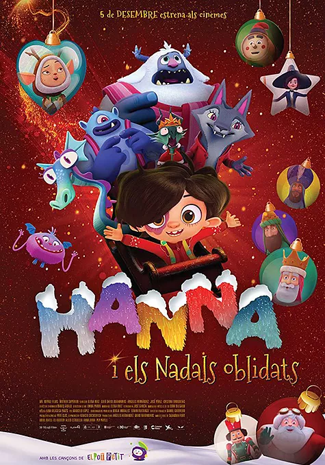 Pelicula Hanna i els Nadals oblidats CAT, animacio aventures, director Elena Ruiz