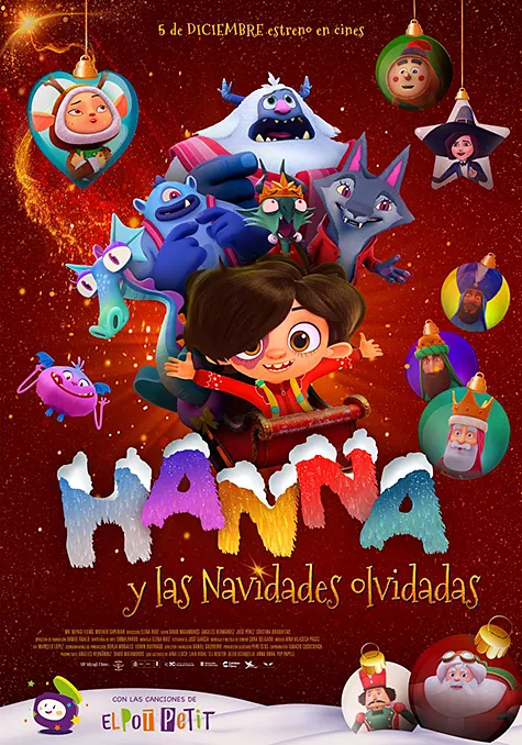 Pelicula Hanna y las Navidades olvidadas, animacion aventuras, director Elena Ruiz