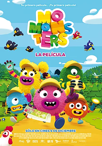 Carátula de la película Momonsters, la película Pelicula Momonsters la película, animacion, director Javier Martínez y Christian Garnez