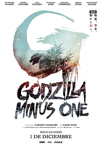 Pelicula Godzilla Minus One VOSE 4DX, fantastica, director Takashi Yamazaki