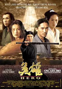 Pelicula Hero, accion, director Zhang Yimou