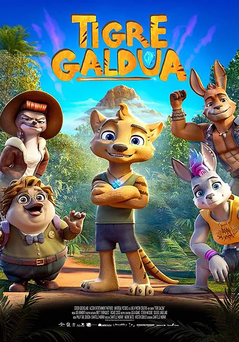 Pelicula Tigre galdua EUSK, animacion aventuras, director Chantelle Murray