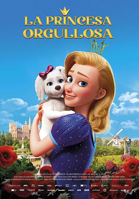 Caràtula de la pel.lícula La princesa orgullosa Pelicula La princesa orgullosa, animacio, director Radek Beran i David Lisy