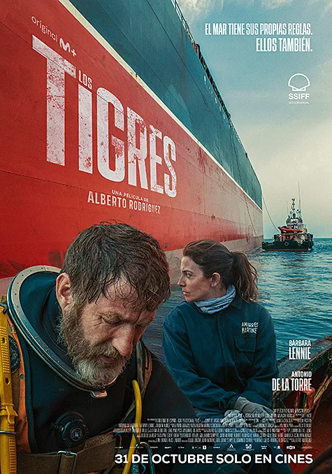 Carátula de la película Los tigres Pelicula Los tigres, drama thriller, director Alberto Rodríguez