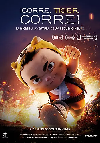 Pelicula Corre Tiger corre!, animacion, director Joey Zou y Stanley Tsang