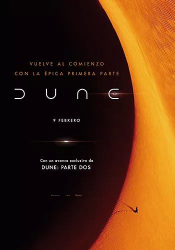 Pelicula Dune + 10 minutos de Dune parte dos, ciencia ficcion, director Denis Villeneuve