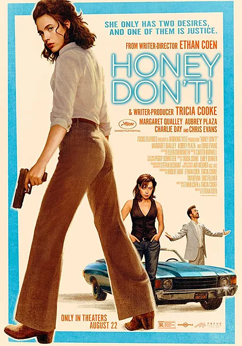 Carátula de la película Honey Don Pelicula Honey Dont!, comedia thriller, director Ethan Coen