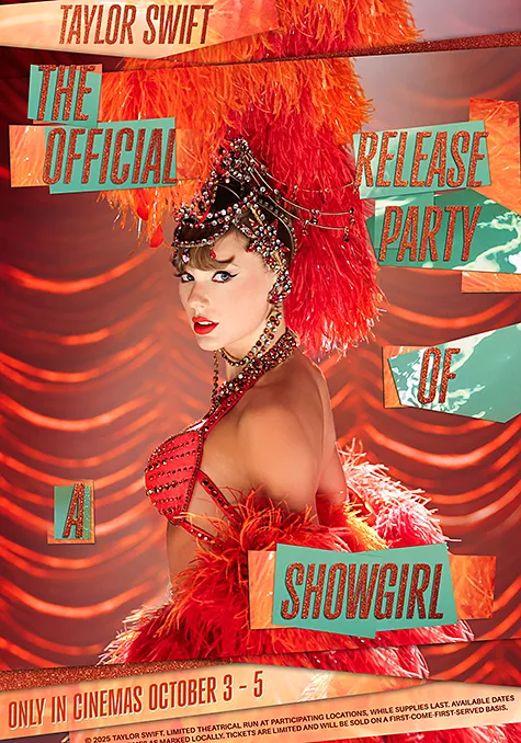 Pelicula Taylor Swift. The Oficial Release Party of a Showgirl, musical, director 