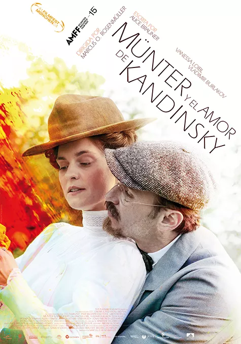 Caràtula de la pel.lícula Münter y el amor de Kandinsky Pelicula Münter y el amor de Kandinsky, drama historica, director Marcus O. Rosenmüller