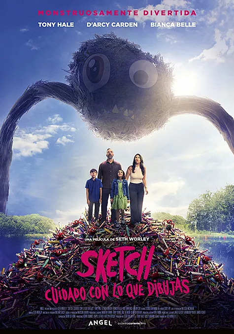 Caràtula de la pel.lícula Sketch. Cuidado con lo que dibujas Pelicula Sketch. Cuidado con lo que dibujas, aventures ciencia ficcio, director Seth Worley