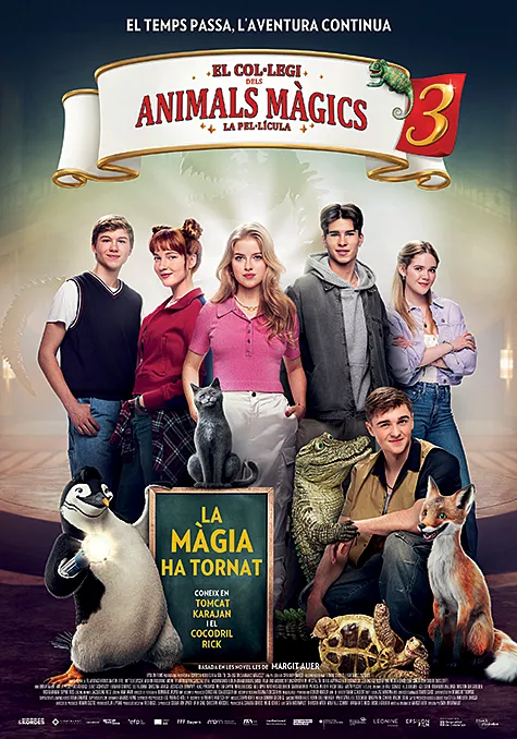 Carátula de la película El col·legi dels animals màgics 3 (CAT) Pelicula El col·legi dels animals màgics 3 CAT, aventuras familiar, director Sven Unterwaldt Jr.