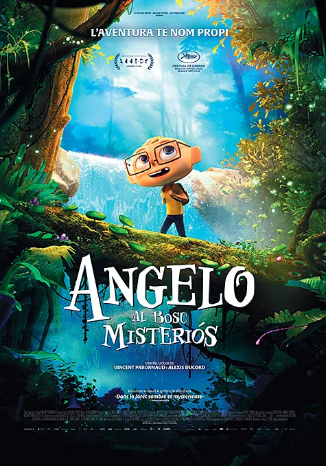 Pelicula Angelo al bosc misteris CAT, animacion infantil, director Alexis Ducord y Vincent Paronnaud