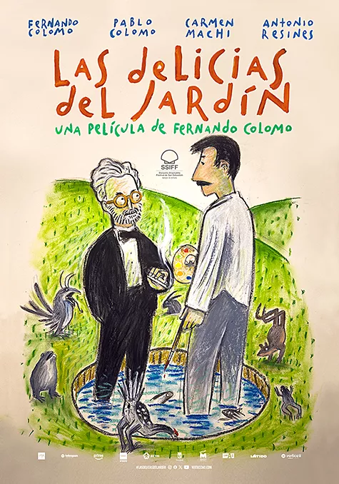 Pelicula Las delicias del jardn, comedia, director Fernando Colomo