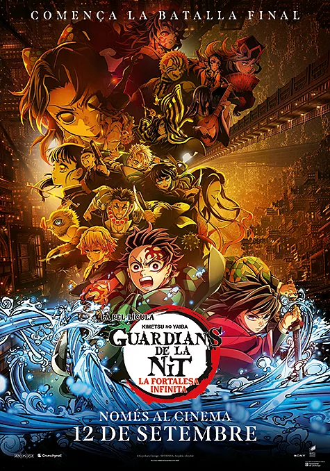 Carátula de la película Guardians de la nit. Kimetsu No Yaiba. La fortalesa infinita (CAT) Pelicula Guardians de la nit. Kimetsu No Yaiba. La fortalesa infinita CAT, animacion, director Haruo Sotozaki