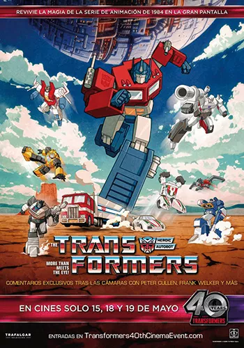 Pelicula Transformers 40th Cinema Event, animacion, director John Gibbs