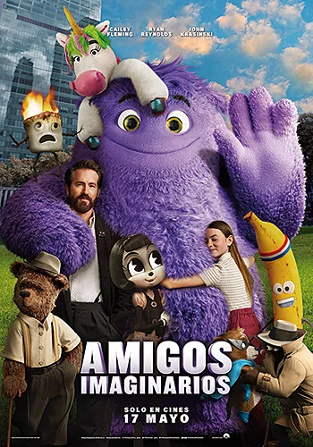 Carátula de la película Amigos imaginarios Pelicula Amigos imaginarios, comedia fantastico, director John Krasinski