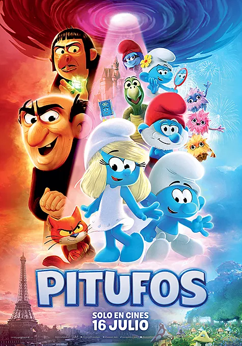 Pelicula Pitufos, animacio, director Chris Miller