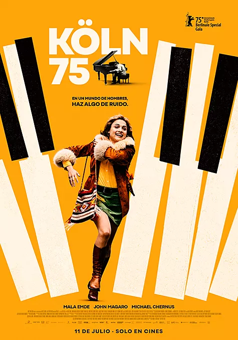 Carátula de la película Köln 75 Pelicula Köln 75, drama musical, director Ido Fluk