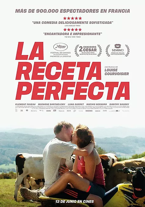 Carátula de la película La receta perfecta Pelicula La receta perfecta, comedia drama, director Louise Courvoisier