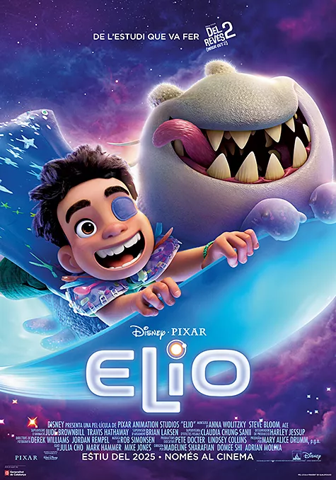 Carátula de la película Elio (CAT) Pelicula Elio CAT, animacion, director Adrian Molina y Madeline Sharafian y Domee Shi