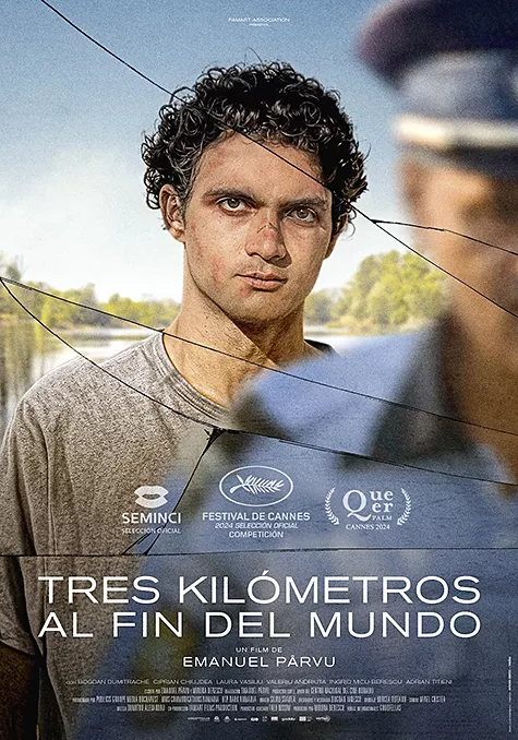 Carátula de la película Tres kilómetros al fin del mundo Pelicula Tres kilómetros al fin del mundo, drama thriller, director Emanuel Parvu