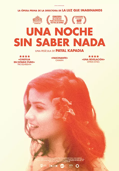 Carátula de la película Una noche sin saber nada Pelicula Una noche sin saber nada, documental, director Payal Kapadia