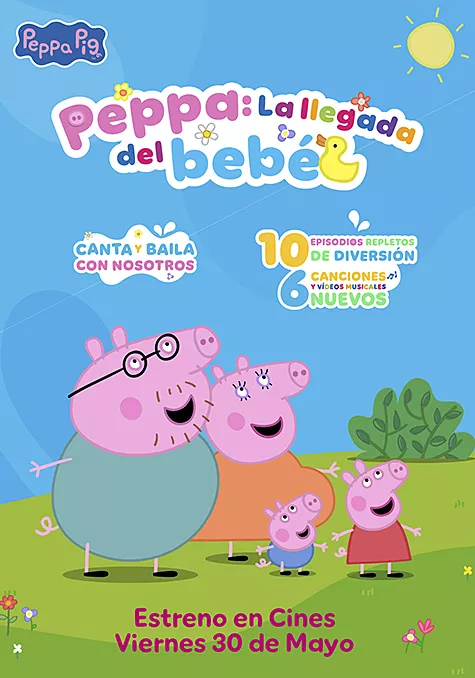 Pelicula Peppa: la llegada del beb, animacio familiar, director Gretchen Mallorie