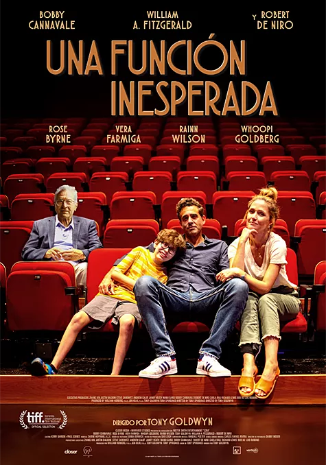 Carátula de la película Una función inesperada Pelicula Una función inesperada, comedia drama, director Tony Goldwyn