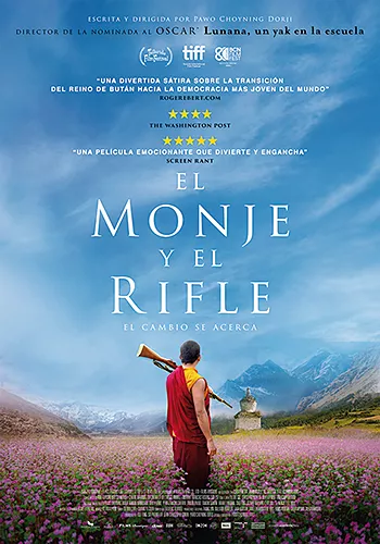 Pelicula El monje y el rifle, comedia, director Pawo Choyning Dorji