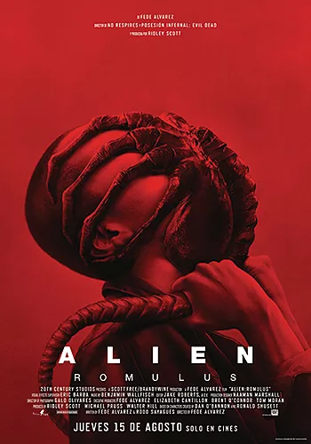 Carátula de la película Alien: Romulus Pelicula Alien: Romulus, ciencia ficcion terror, director Fede Alvarez