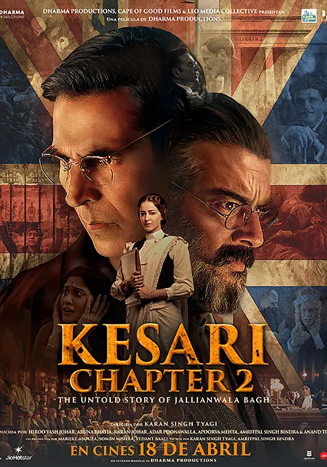 Carátula de la película Kesari Chapter 2 Pelicula Kesari Chapter 2, drama thriller, director Karan Singh Tyagi