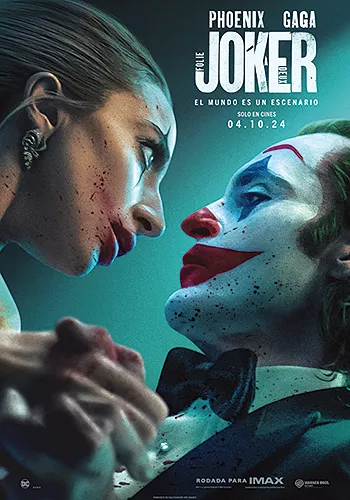 Carátula de la película Joker: Folie à deux Pelicula Joker: Folie à deux, drama thriller, director Todd Phillips