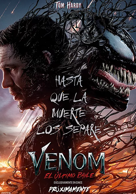 Carátula de la película Venom: el último baile Pelicula Venom: el último baile, accion ciencia ficcion, director Kelly Marcel