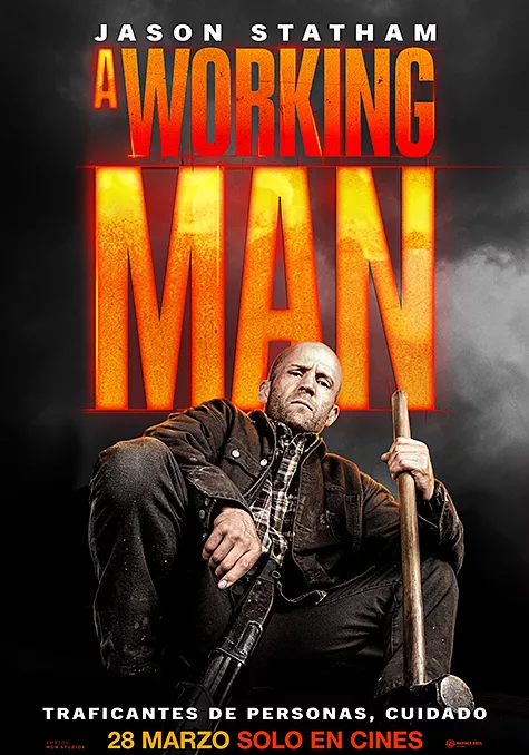 Carátula de la película A Working Man Pelicula A Working Man, accion thriller, director David Ayer