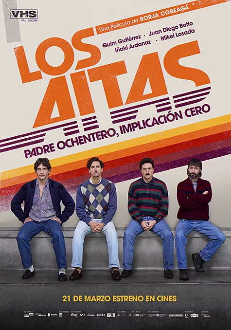 Pelicula Los aitas, comedia, director Borja Cobeaga