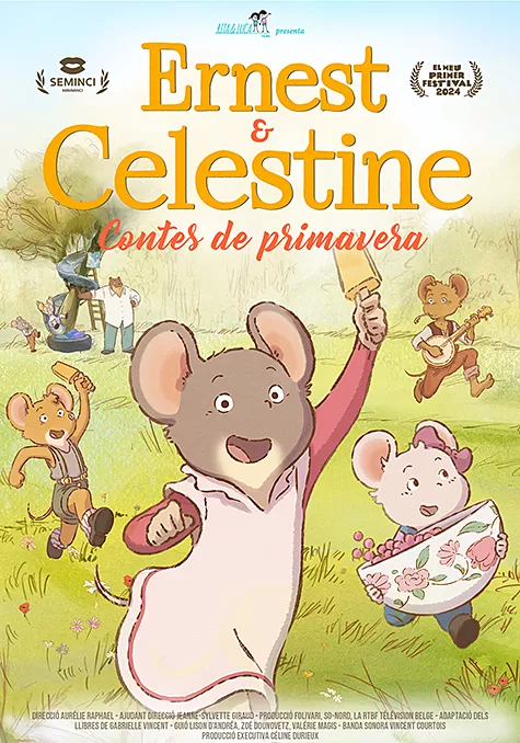 Carátula de la película Ernest & Celestine: contes de primavera (CAT) Pelicula Ernest & Celestine: contes de primavera CAT, animacion, director Aurélie Raphaël